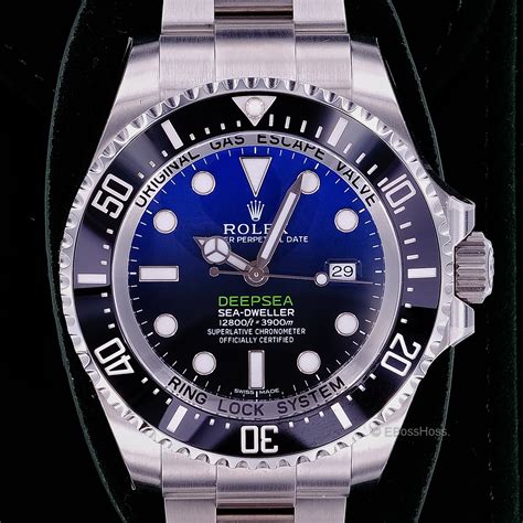 rolex d-blue 2015|rolex sea dweller blue face.